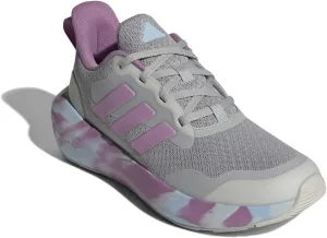 adidas Fortarun 2.0 Sneaker, Grey/Preloved Purple/Grey, 4 US Unisex Big Kid