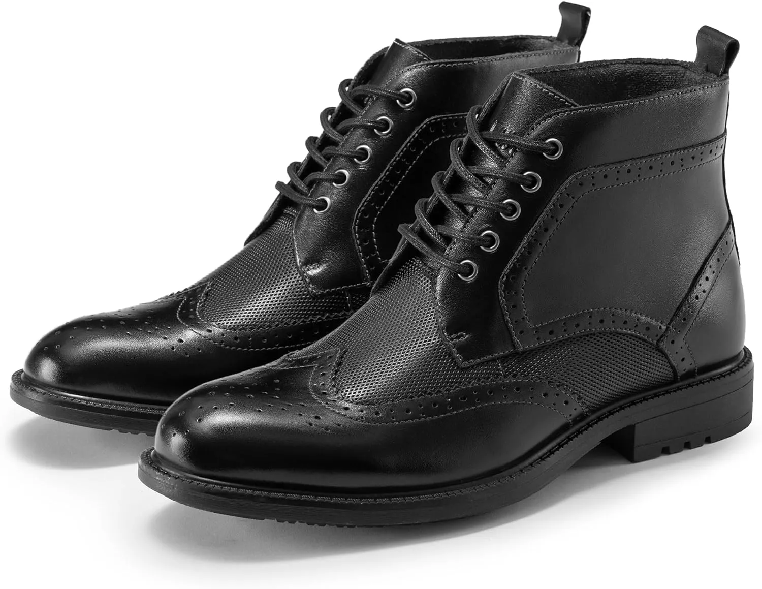 Arkbird Mens Oxford Dress Boots Fashion Casual Genuine Leather Brogue Chukka Ankle Boot for Men