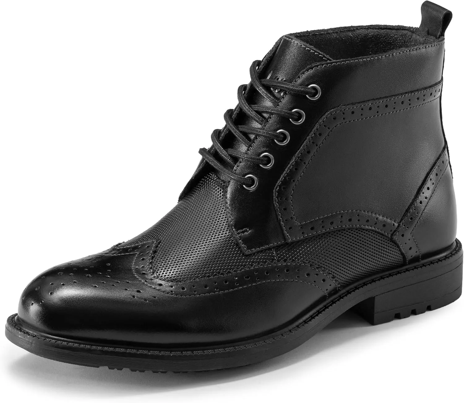 Arkbird Mens Oxford Dress Boots Fashion Casual Genuine Leather Brogue Chukka Ankle Boot for Men