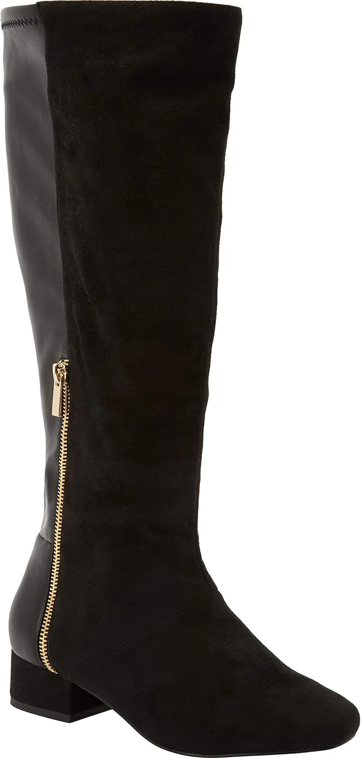 Comfortview Women's Wide Width The Ivana Wide Calf Boot