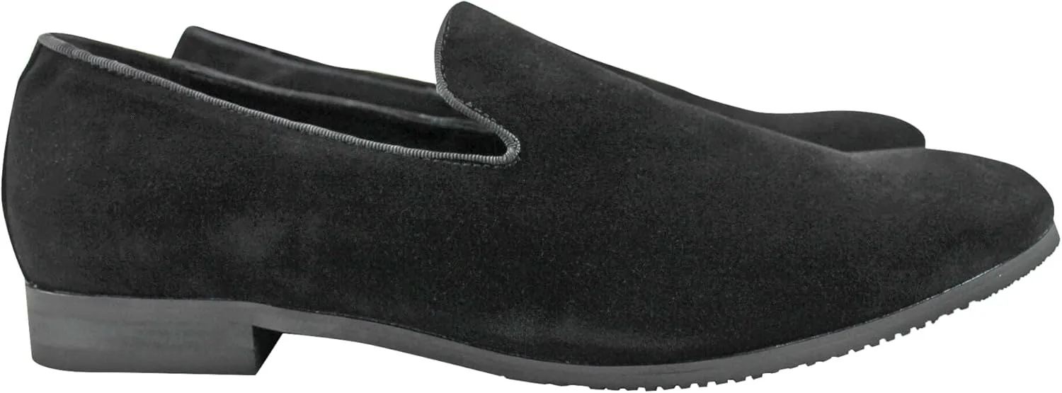 Genuine Suede Men's Dress Slip On Loafers