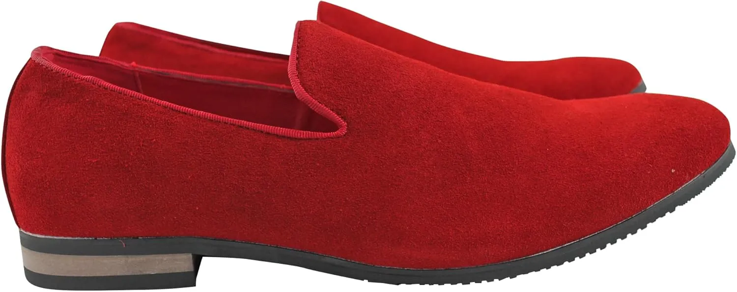 Genuine Suede Men's Dress Slip On Loafers