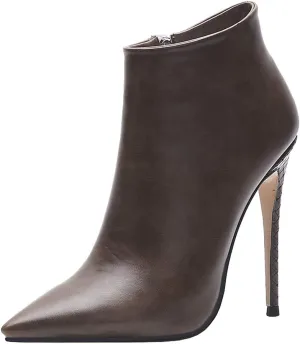 Gracemee Fashion Women Stiletto Heels Dress Boots