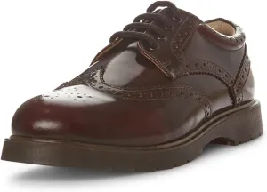 Grafters Mens Brogue Shoes Burgundy Size US 12