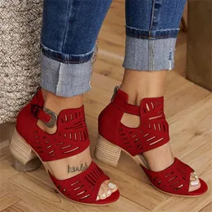 Ladmiple Sandals Women,Womens 2023 Casual Summer Open Toe Platform Sandals High Heel Wedge Slippers Ankle Buckle Shoes