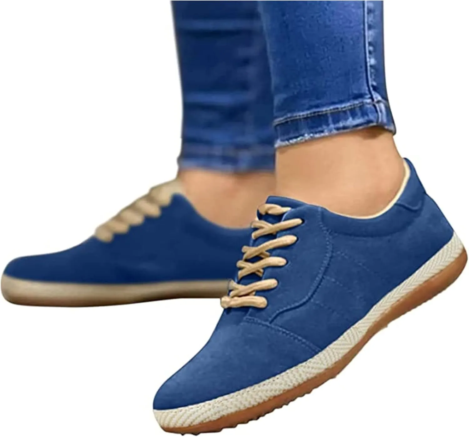 Lausiuoe Shoes For Women Dressy Comfortable Canvas Shoes Low Top Fashion Slip On Sneakers Classic Casual Walking Flat Loafers