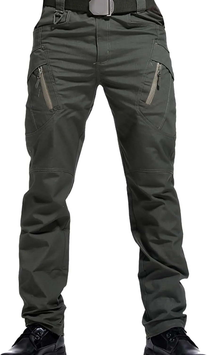 Men's Cargo Pants Relaxed Fit Water-Proof Outdoor Hiking Tactical Pants Stretchy Straight Fit Combat Pants Workwear