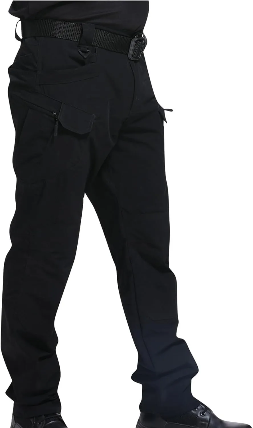 Men's Cargo Pants Relaxed Fit Water-Proof Outdoor Hiking Tactical Pants Stretchy Straight Fit Combat Pants Workwear
