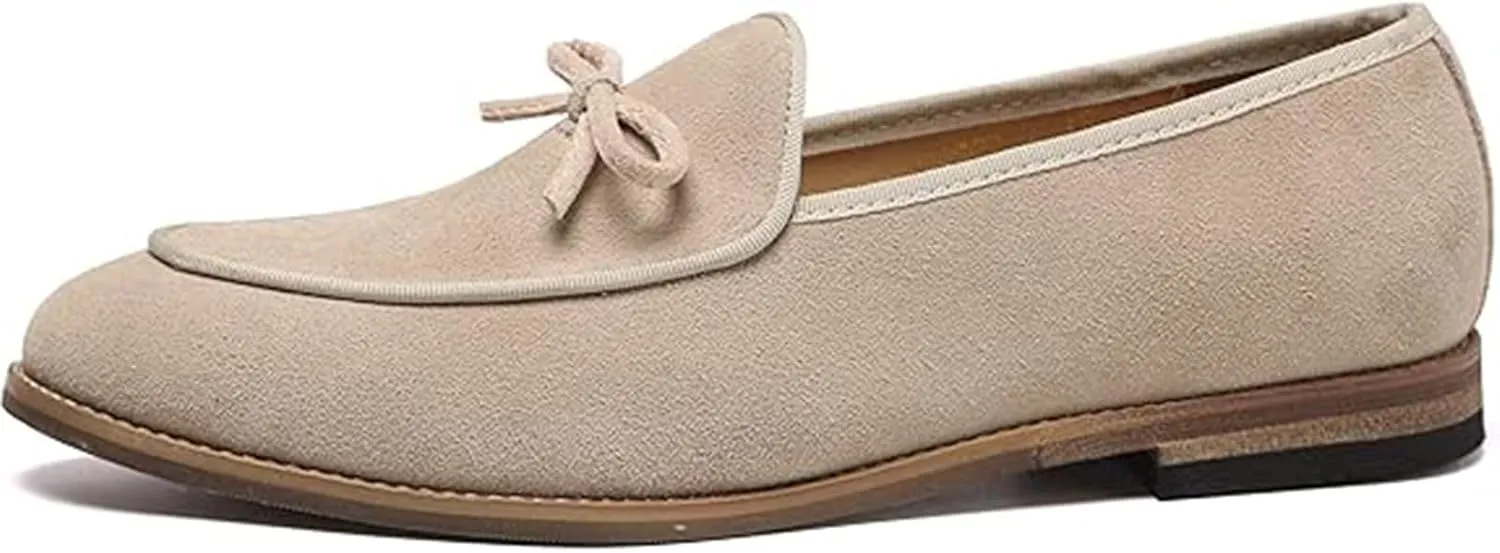 Men's Casual Bow Slip-On Driving Penny Loafers