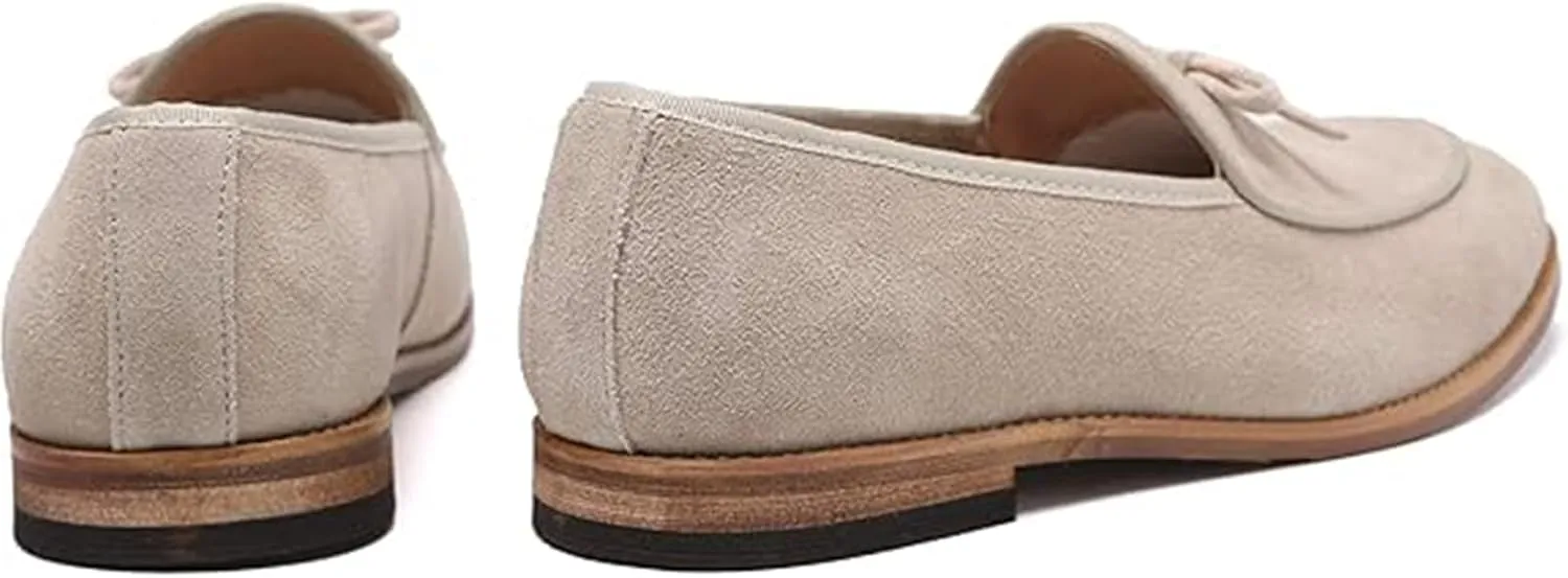 Men's Casual Bow Slip-On Driving Penny Loafers