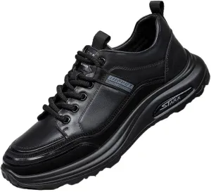 Men's Classic Lace-up Formal Oxfords Retro Dress Oxford Breathable Comfy Non Slip Rubber Sole Leather Brogue Shoes