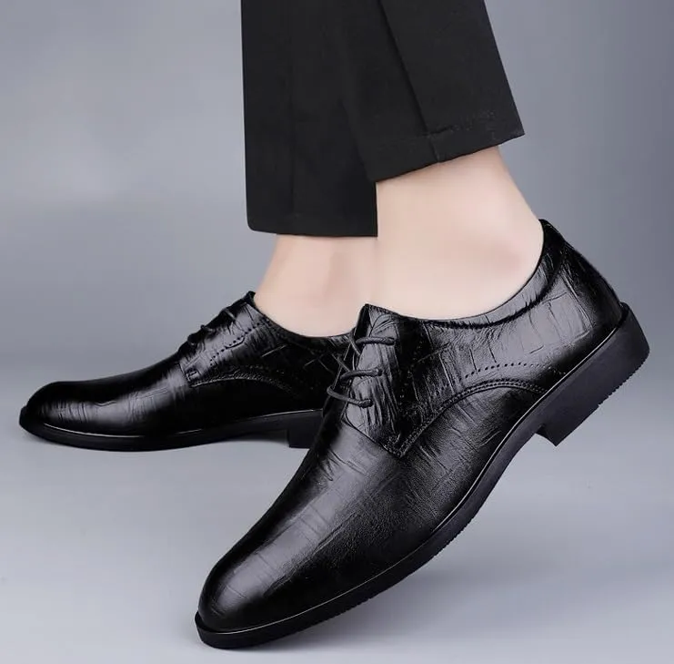 Men's Dress Shoes Business Formal Derby Dress Sneakers Lace Up Oxford Shoes for Men