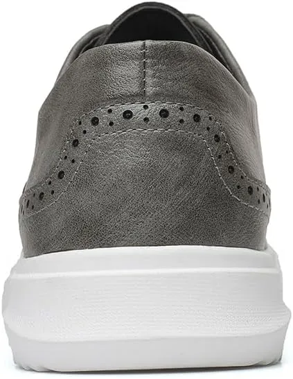 Men's Dress Sneakers Oxfords Casual Wingtip Brogue Shoes