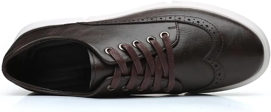 Men's Dress Sneakers Oxfords Casual Wingtip Brogue Shoes