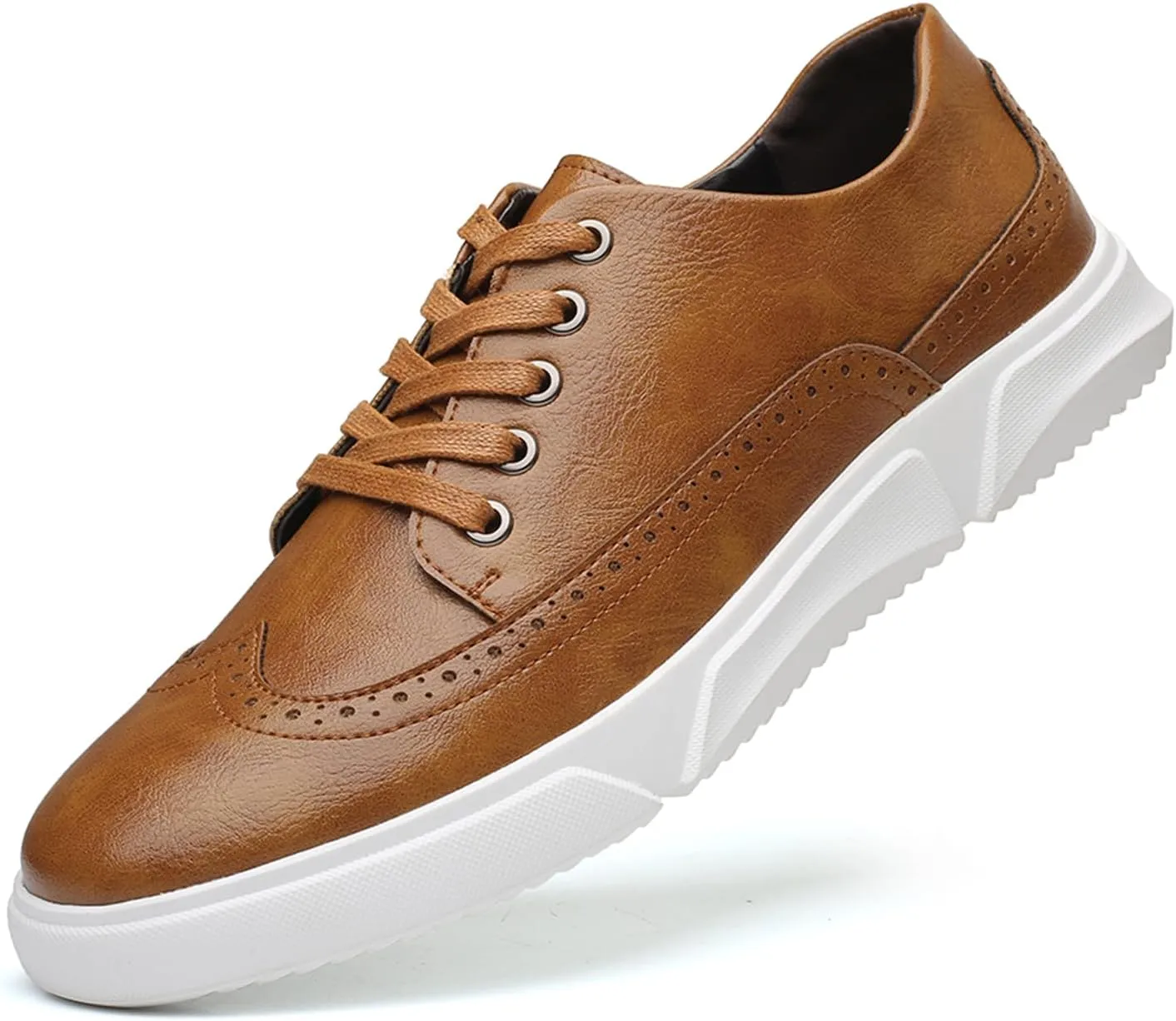Men's Dress Sneakers Oxfords Casual Wingtip Brogue Shoes