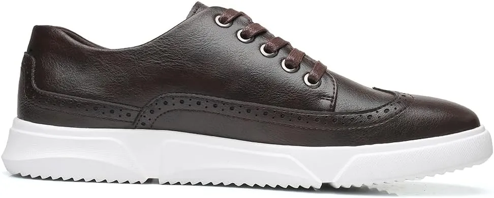 Men's Dress Sneakers Oxfords Casual Wingtip Brogue Shoes