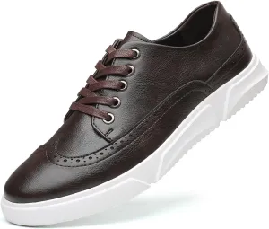 Men's Dress Sneakers Oxfords Casual Wingtip Brogue Shoes