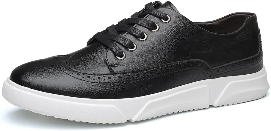 Men's Dress Sneakers Oxfords Casual Wingtip Brogue Shoes
