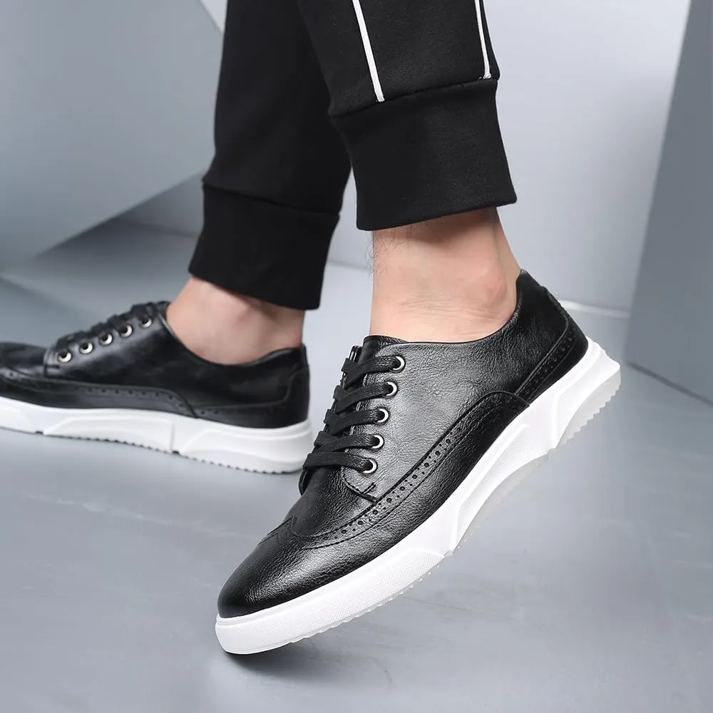 Men's Dress Sneakers Oxfords Casual Wingtip Brogue Shoes