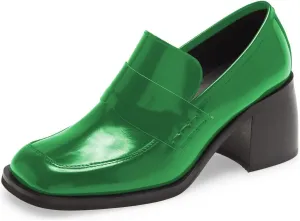 Milooey shoes Women's Platform Chunky Loafers Fashion Mid Heel Penny Loafers Slip On Square Toe Casual Business Work Shoes Size 4-16 Us