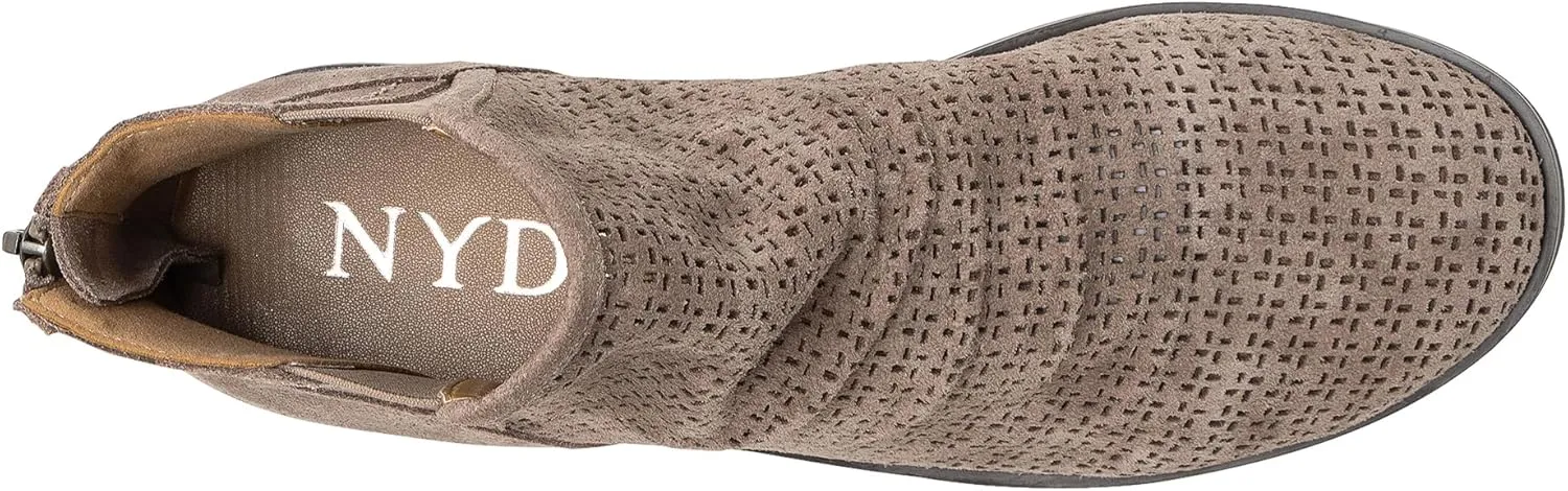NYDJ Women's Concetta Perforated Suede Ankle Boot