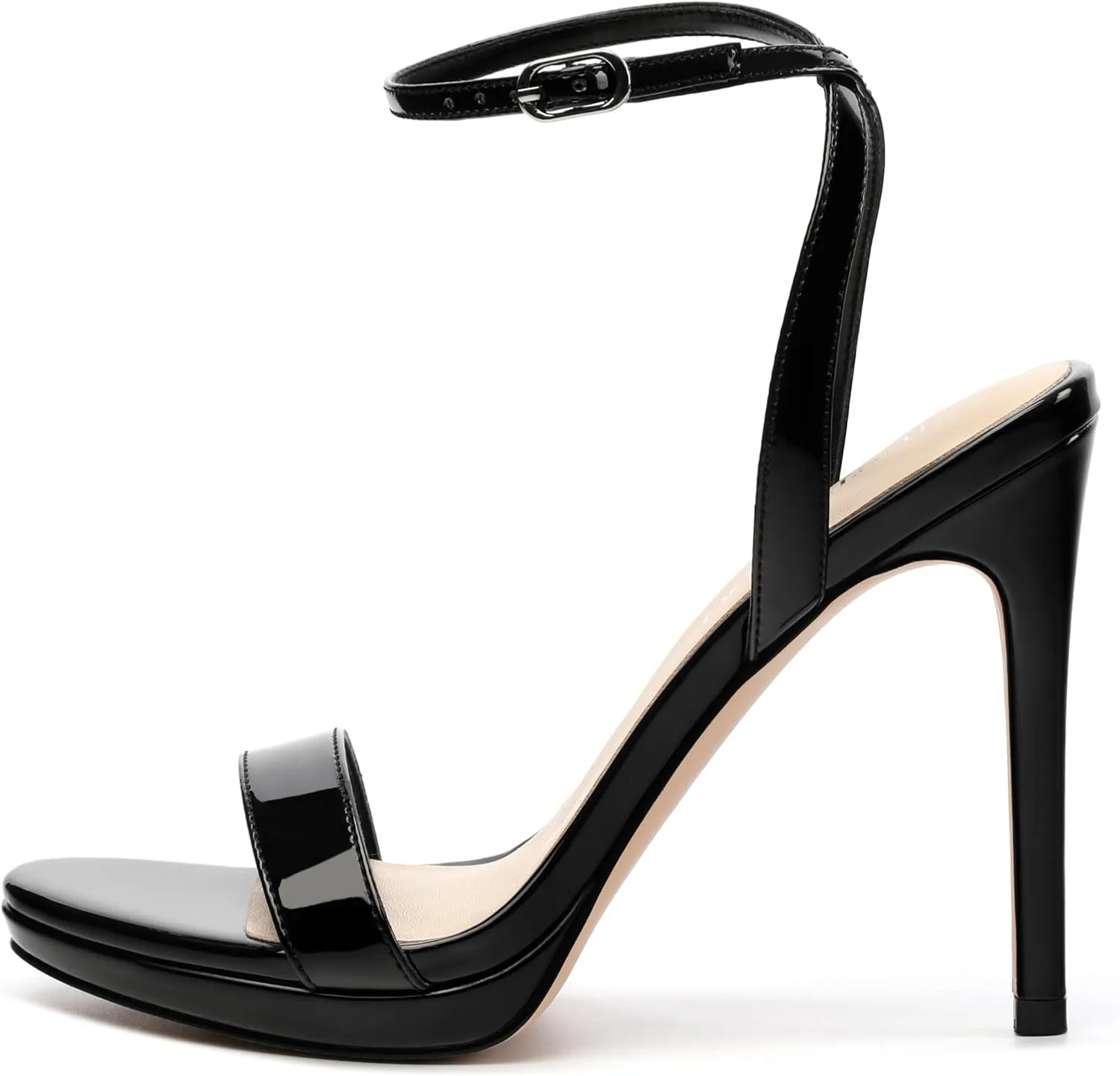 Platform Stiletto High Heels for Women, Open Toe Ankle Strap Sexy Heeled Sandals for Wedding Party Dress