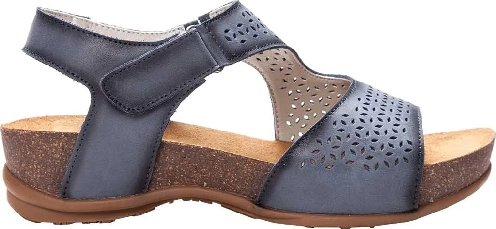 Propt Women's Propt Phoebe Perforated Wedge StrappySandal