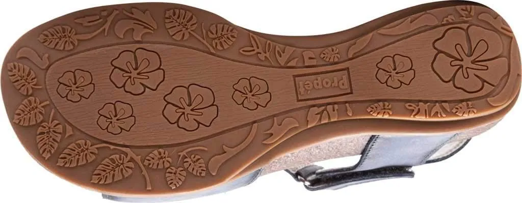 Propt Women's Propt Phoebe Perforated Wedge StrappySandal