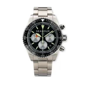 Seaholm Flats Chronograph Watch Black Dial at Regard Jewelry in Austin, Texas