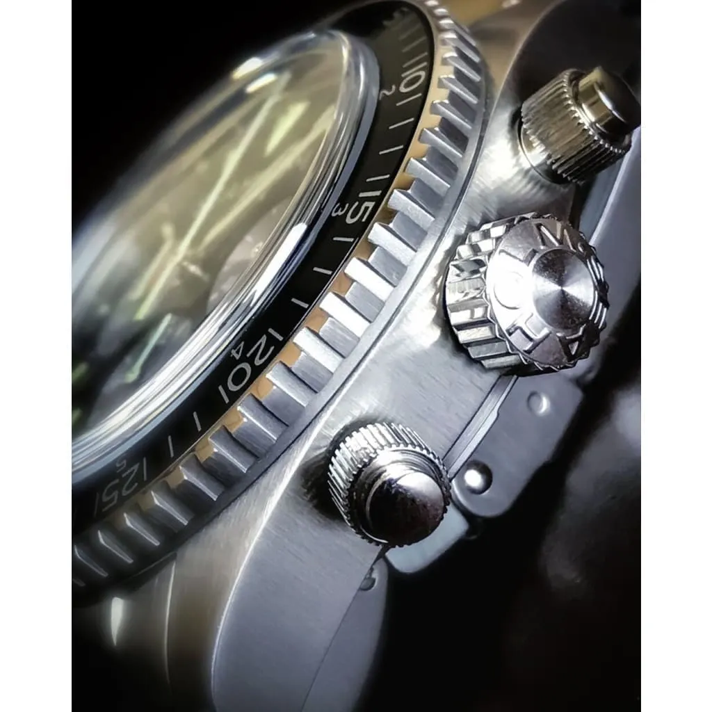 Seaholm Flats Chronograph Watch Black Dial at Regard Jewelry in Austin, Texas
