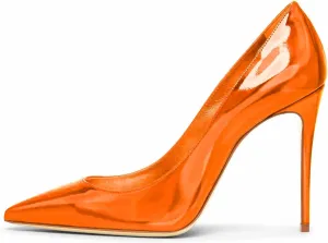 Women Pumps Formal Pointed Toe Patent Leather Classic High Heel Sexy Stilettos Slip On Office Party Evening Dress Shoes