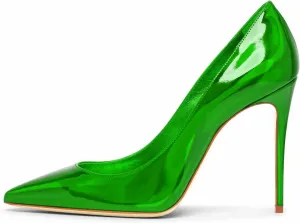 Women Pumps Formal Pointed Toe Patent Leather Classic High Heel Sexy Stilettos Slip On Office Party Evening Dress Shoes