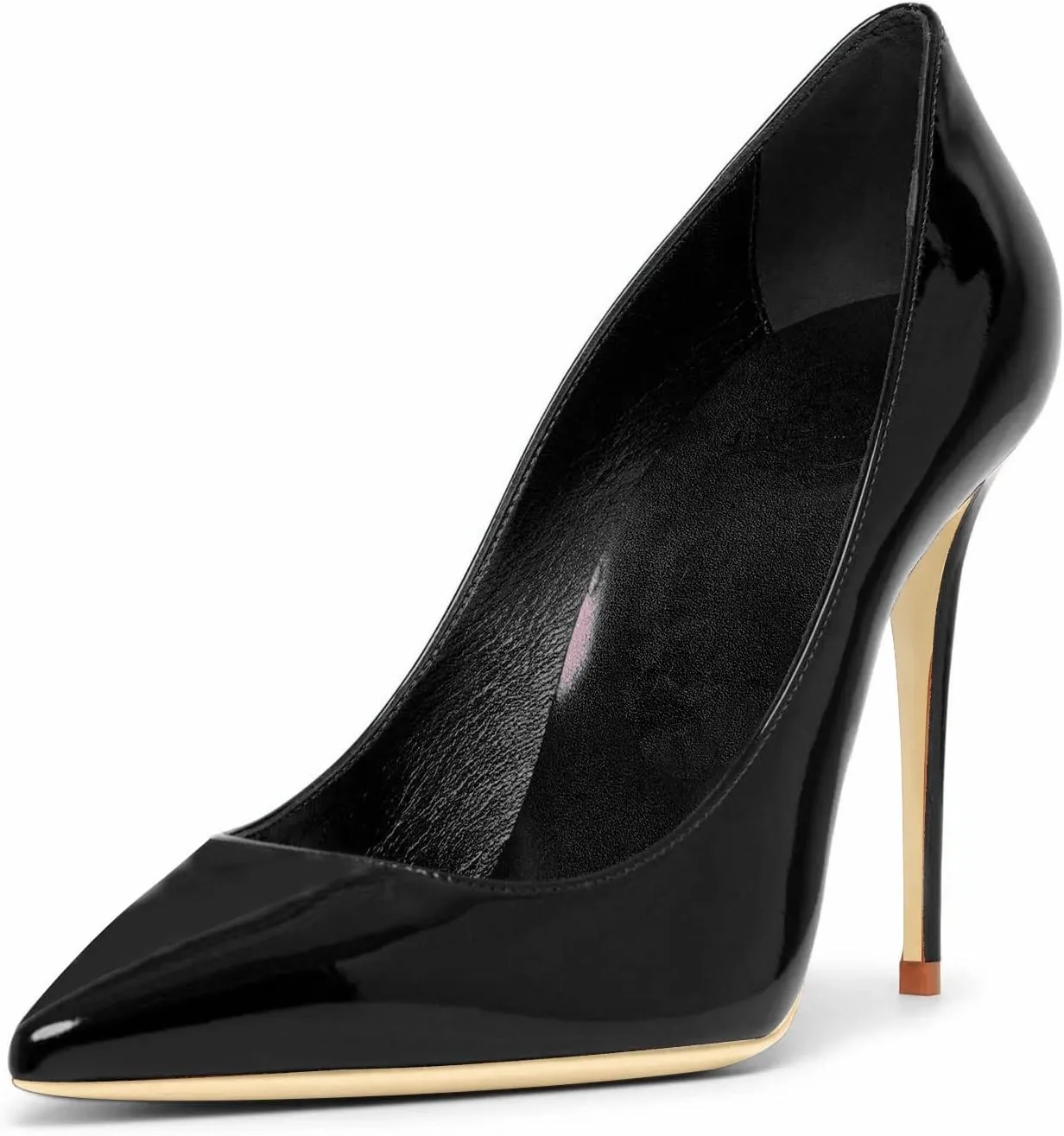 Women Pumps Formal Pointed Toe Patent Leather Classic High Heel Sexy Stilettos Slip On Office Party Evening Dress Shoes