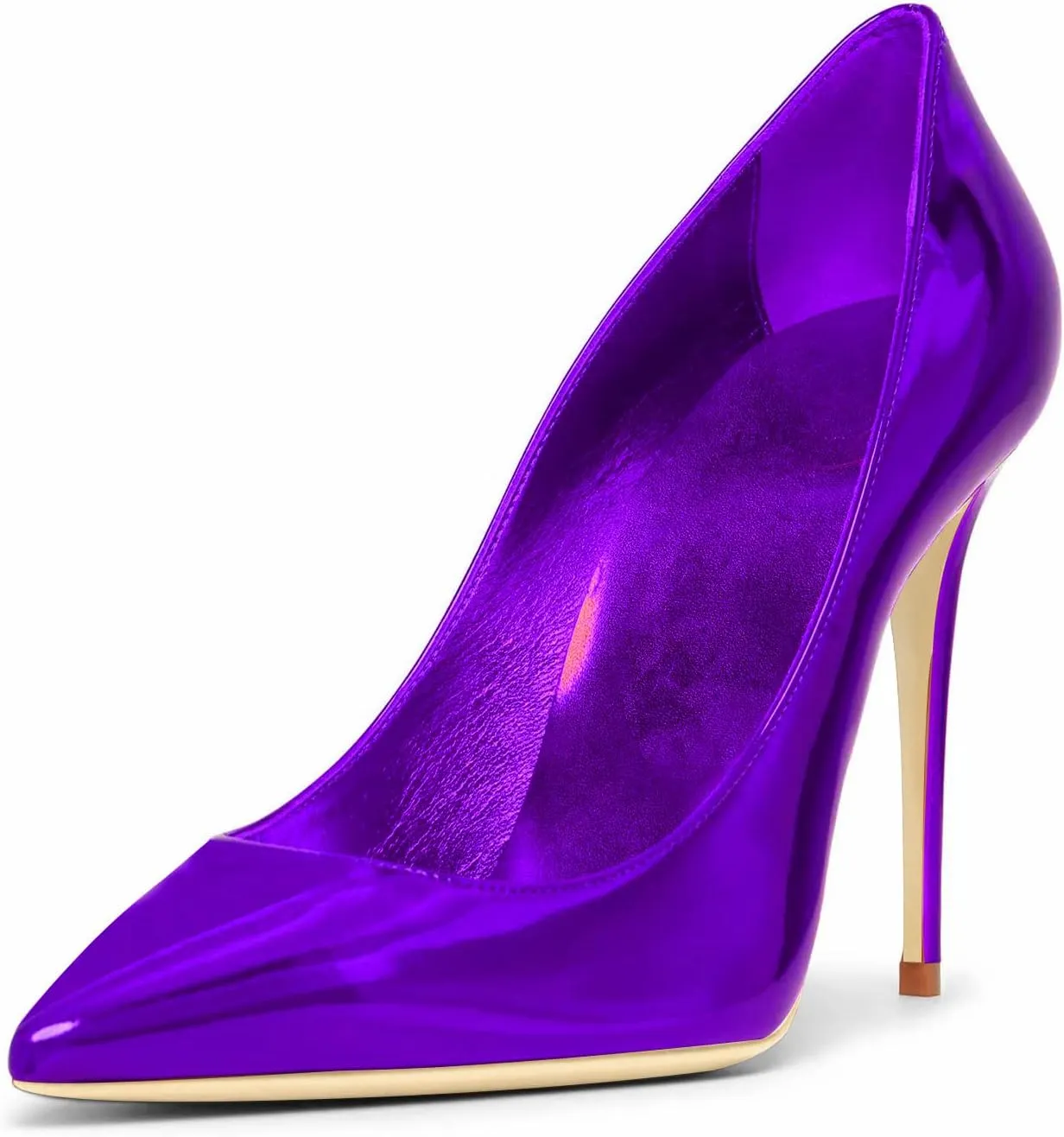 Women Pumps Formal Pointed Toe Patent Leather Classic High Heel Sexy Stilettos Slip On Office Party Evening Dress Shoes