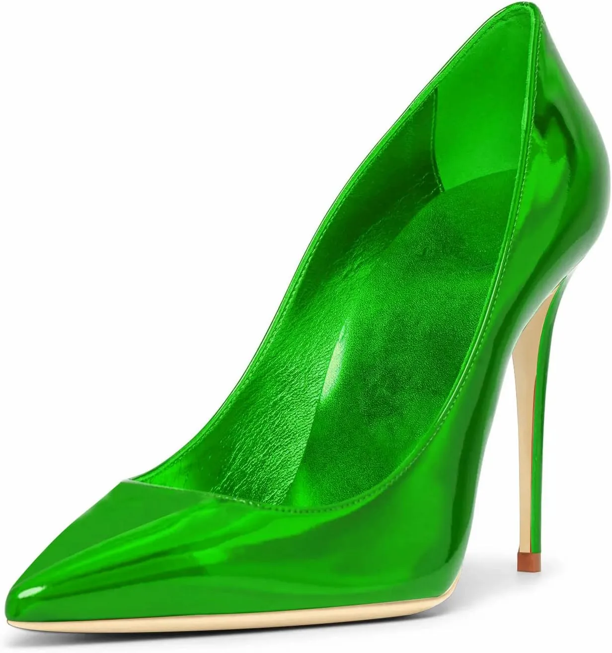 Women Pumps Formal Pointed Toe Patent Leather Classic High Heel Sexy Stilettos Slip On Office Party Evening Dress Shoes