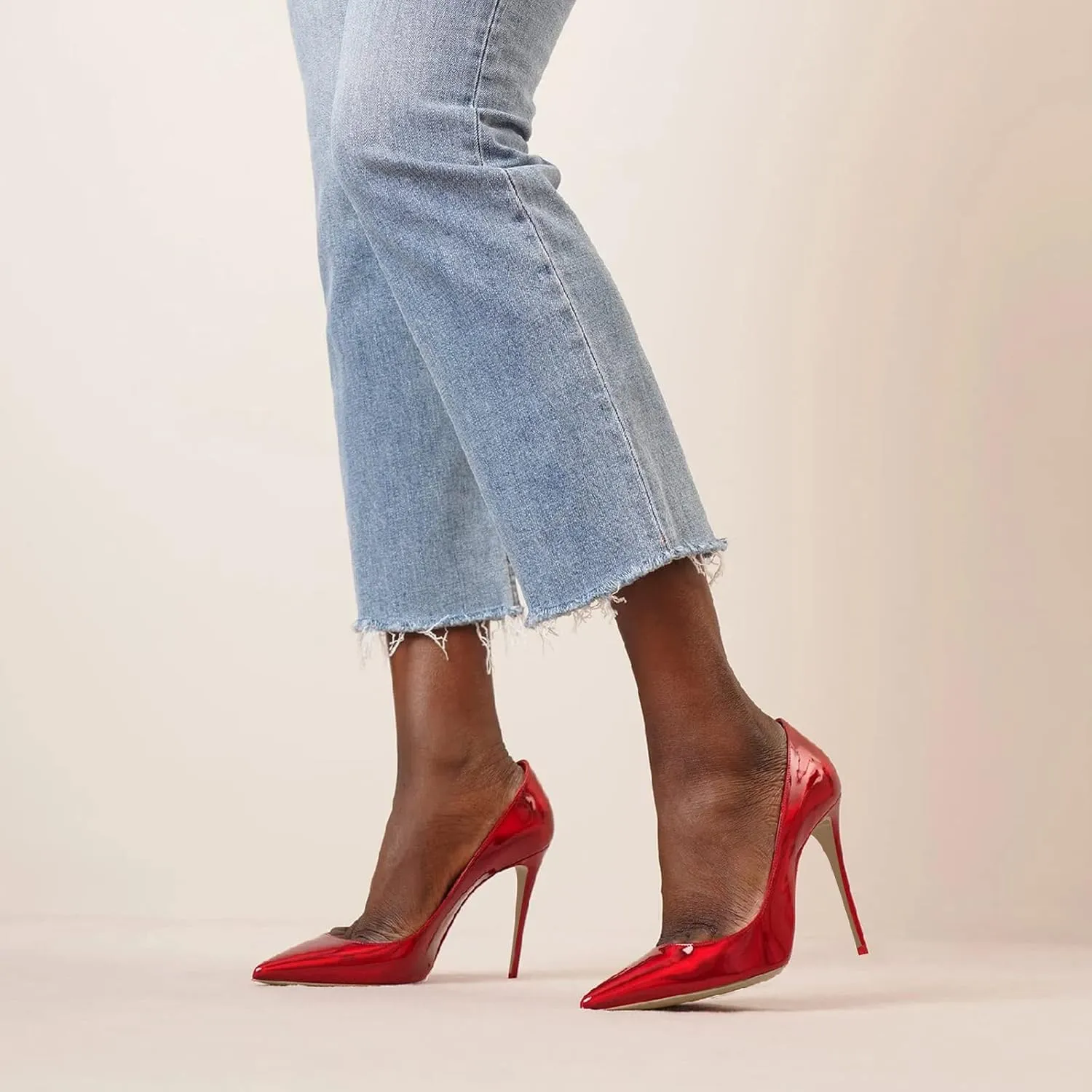 Women Pumps Formal Pointed Toe Patent Leather Classic High Heel Sexy Stilettos Slip On Office Party Evening Dress Shoes