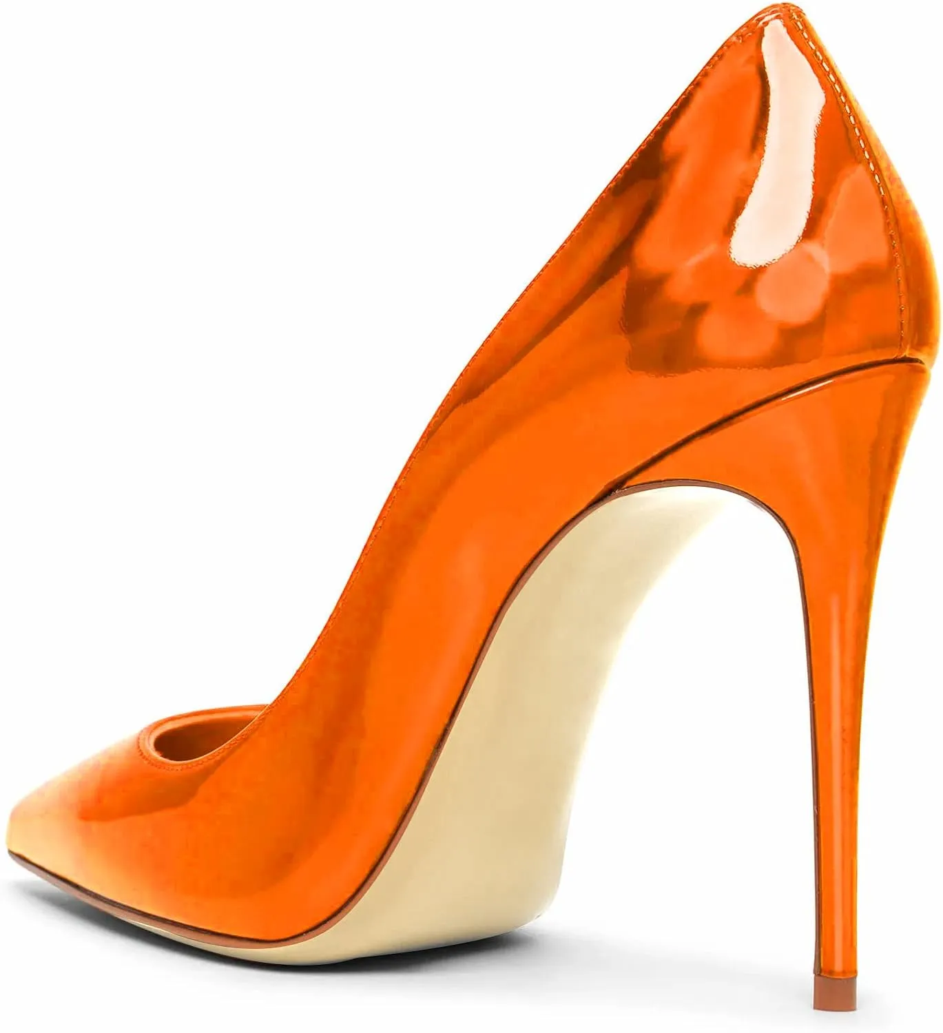 Women Pumps Formal Pointed Toe Patent Leather Classic High Heel Sexy Stilettos Slip On Office Party Evening Dress Shoes
