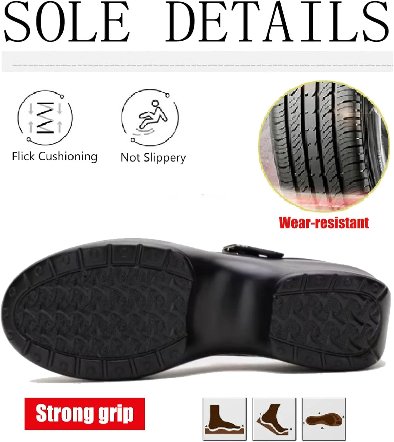 Women's Canvas Platform Mary Janes Pumps with Adjust Buckle Strap Casual Comfortable Closed Round Toe Orthopedics Block Heels Sandals for Prom Work Walking Shoes