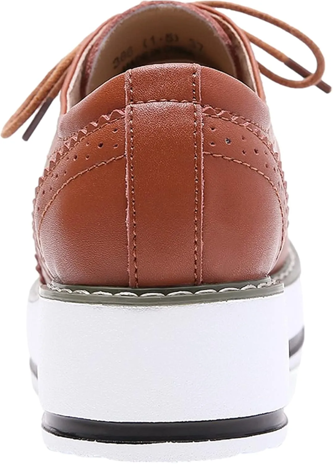 Women's Lace-Up Brogues Platform Creepers Casual Trainers Shoes