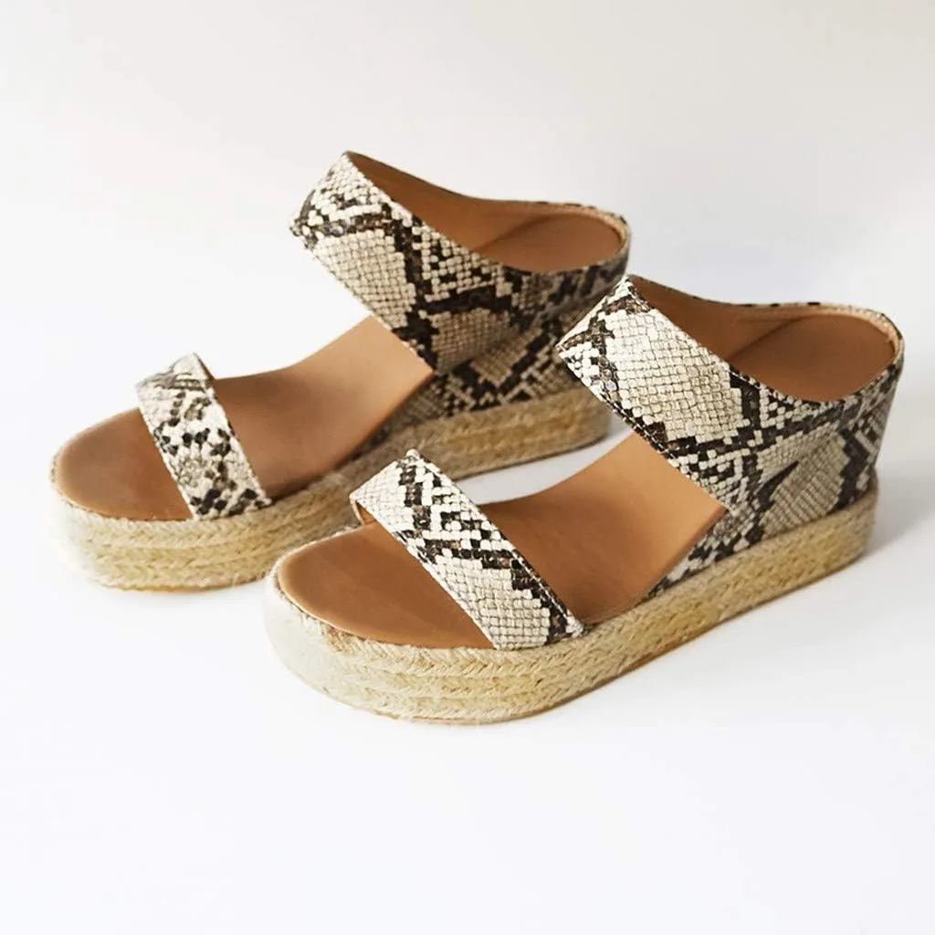 Yanzhenglip Platform Sandals Women, Womens Sandals Wedges Summer Casual High Heels Open Toe Espadrilles, Women'S Sandals With Arch Support