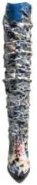 YOKI Cowgirl Boots Women, Over the Knee Western Cowboy Boots for Women with Chunky Block Heels